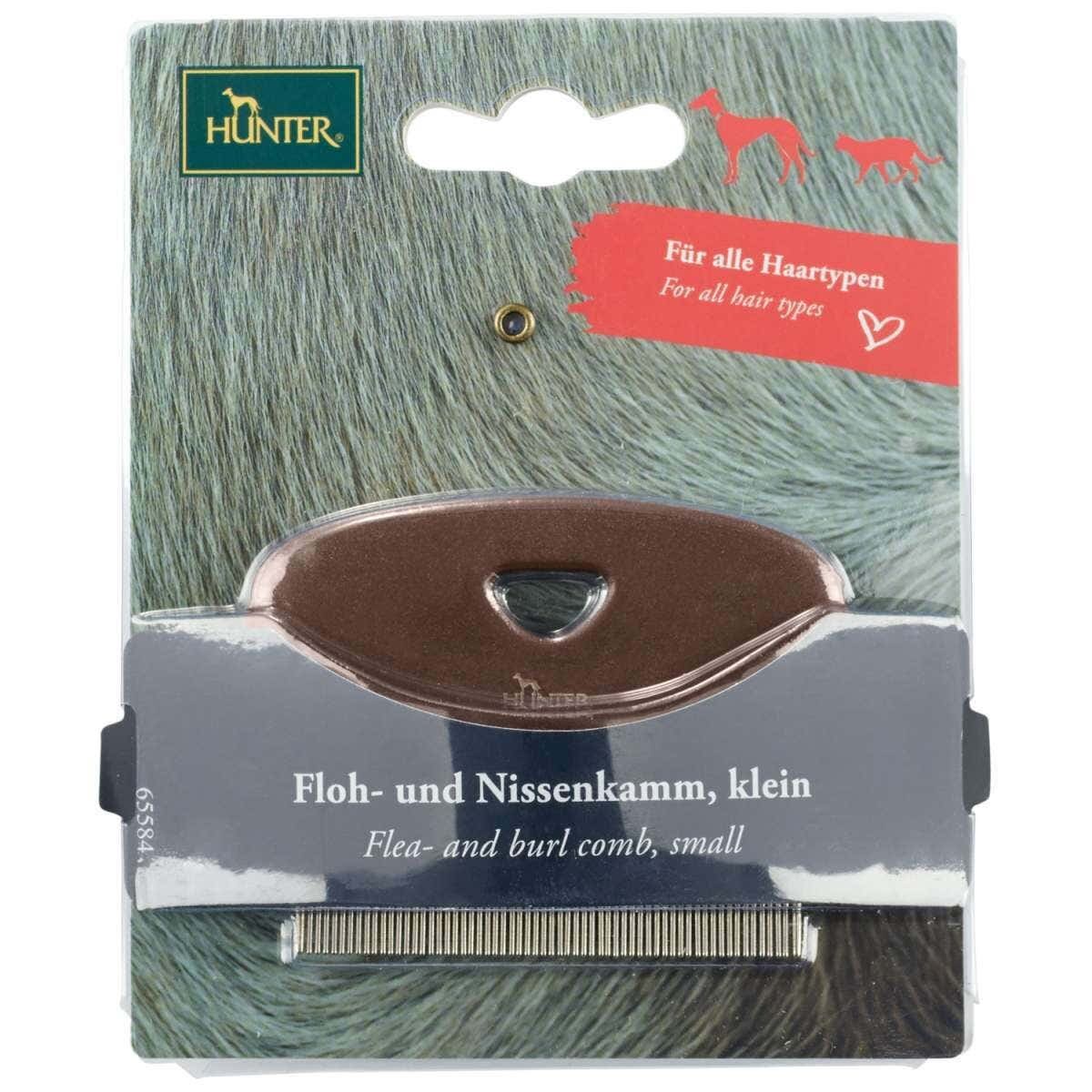 Hunter Pettine Antipulci/pidocchi Flea And Nit Comb 1 Pezzo Taglia M