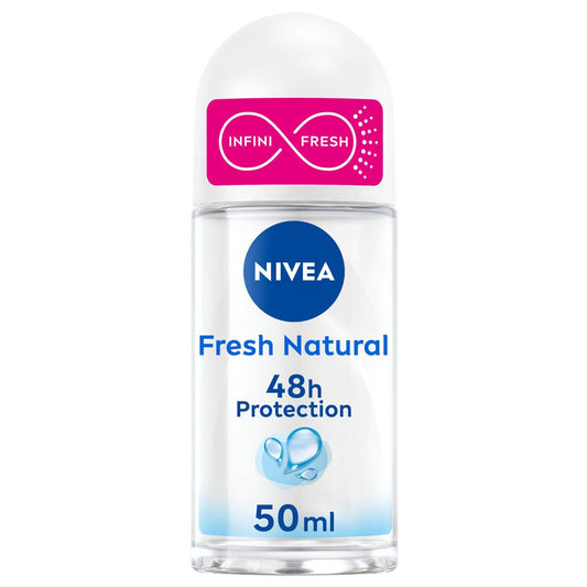 Nivea Fresh Natural Deodorante Roll On Antitraspirante Per Una Protezione 48h 50ml