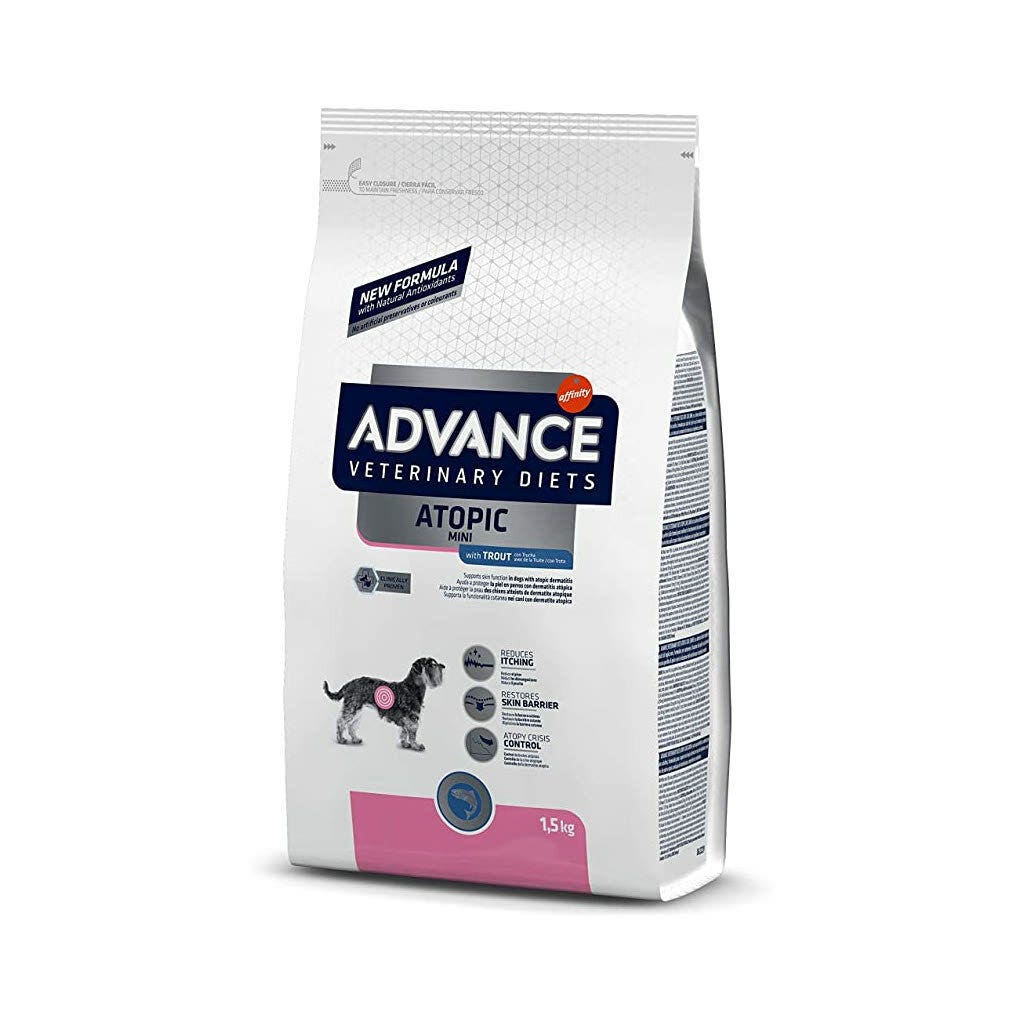 Advance Veterinary Diets Atopic Mini Crocchette Per Cani Taglia Piccola Sacco 1,5kg