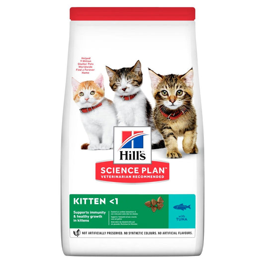 Hill's Science Plan Kitten Età < 1 Croccantini Tonno Per Gatti Sacco 300g