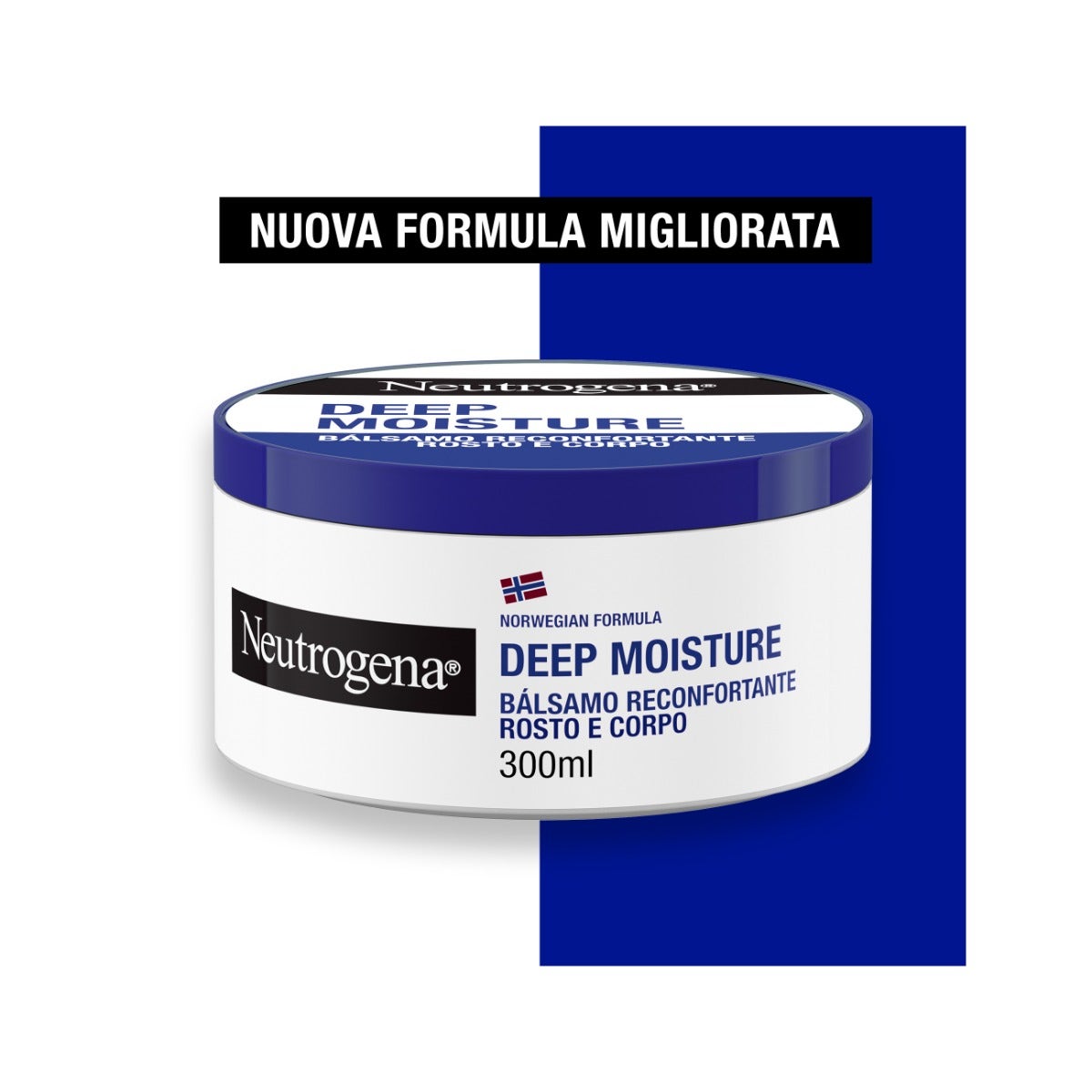 Neutrogena Balsamo Comfort Idratazione Intensa per Pelle Secca Crema Viso E Crema Corpo 300ml