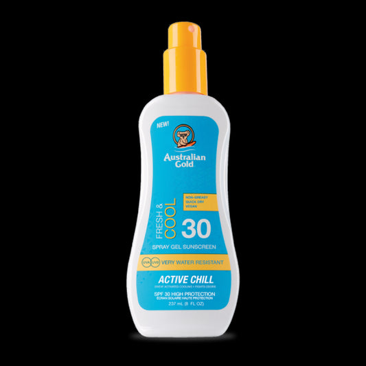 Australian Gold Fresh E Cool Protezione Solare SPF30 Spray Gel 237ml