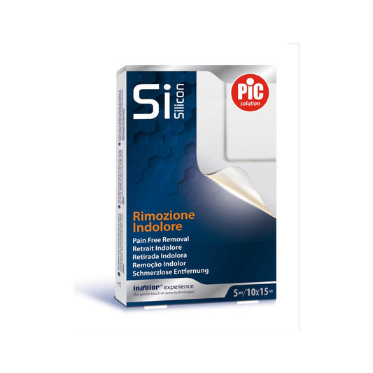 Pic Cerotto Post Operatorio Silicone 10x15cm 5 Pezzi