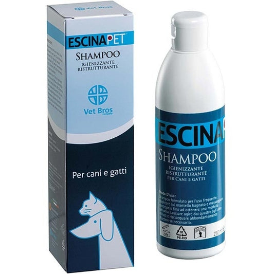 Escinapet Shampoo Igienizzante Pelo E Cute Cani/Gatti 250ml