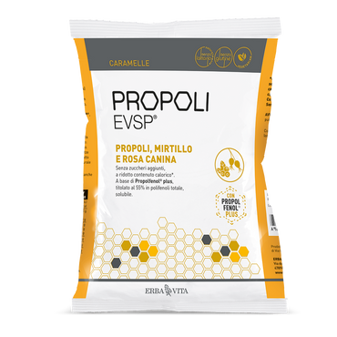 Caramelle Propoli Evsp Gusto Mirtillo E Rosa Canina 65g