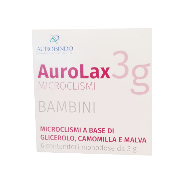 Aurolax Microclismi Bambini 6 Pezzi