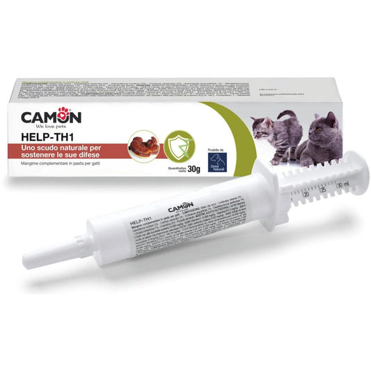 Camon Help-Th1 Pasta Alimento Complementare Difese Immunitarie Gatti/Gattini Siringa 30g