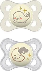 Mam Night Succhietto 2-6 Mesi Silicone Doppio Neutro