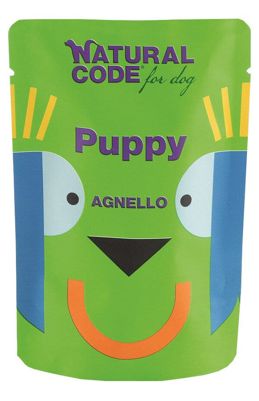 Natural Code Puppy Agnello Cani Cuccioli Busta 100g
