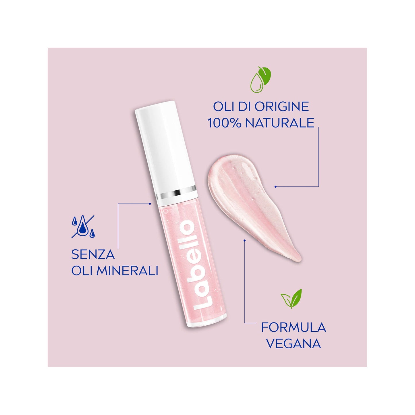 Labello Lip Oil Effetto Glossy Lucidalabbra Colorato Volumizzante E Idratante 5,5ml – Glossy Shine