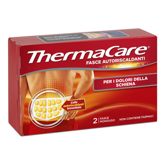 Thermacare Fasce Autoriscaldanti per Schiena 2 fasce monouso