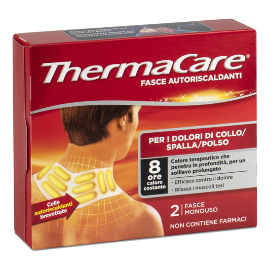 Thermacare Fasce Autoriscaldanti per collo/spalla/polso 2 Fasce Monouso
