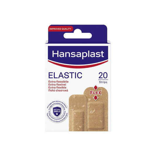 Hansaplast Cerotti Elastic Elastici E Flessibili Per Articolazioni 2 Formati 20 Pezzi