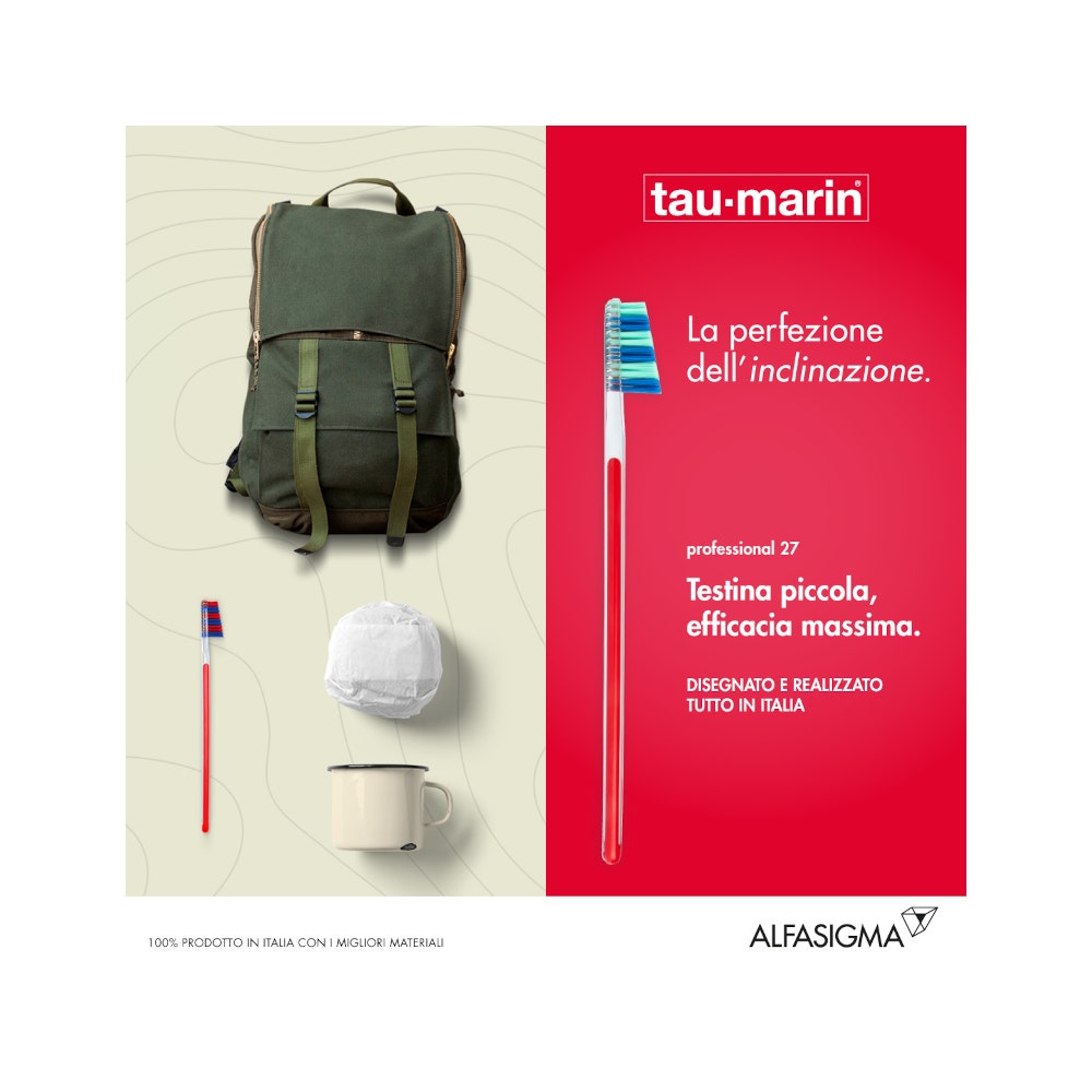 Taumarin Spazzolino Professional Molto Morbido 27 Con Antibatterico