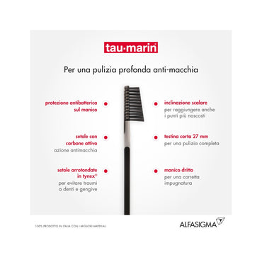Taumarin Spazzolino Professional Black Con Antibatterico