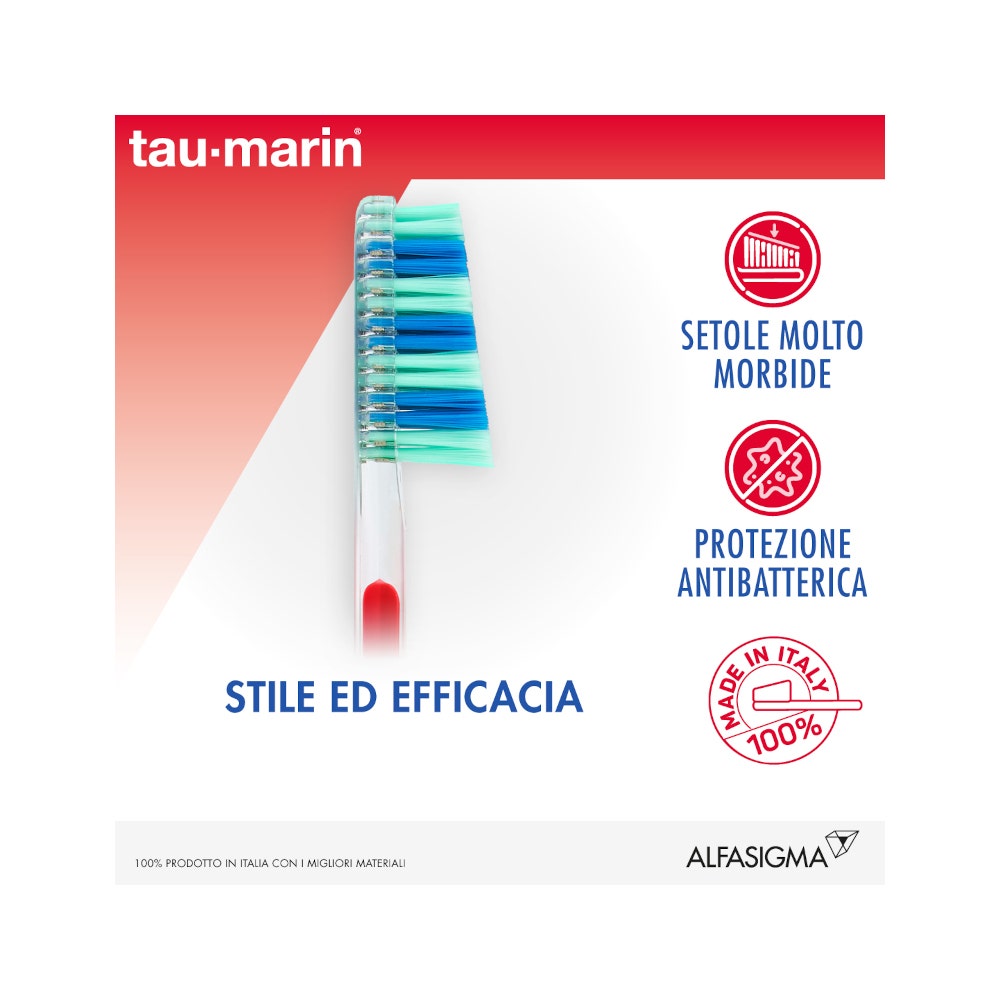 Taumarin Spazzolino Scalare 33 Molto Morbido Con Antibatterico