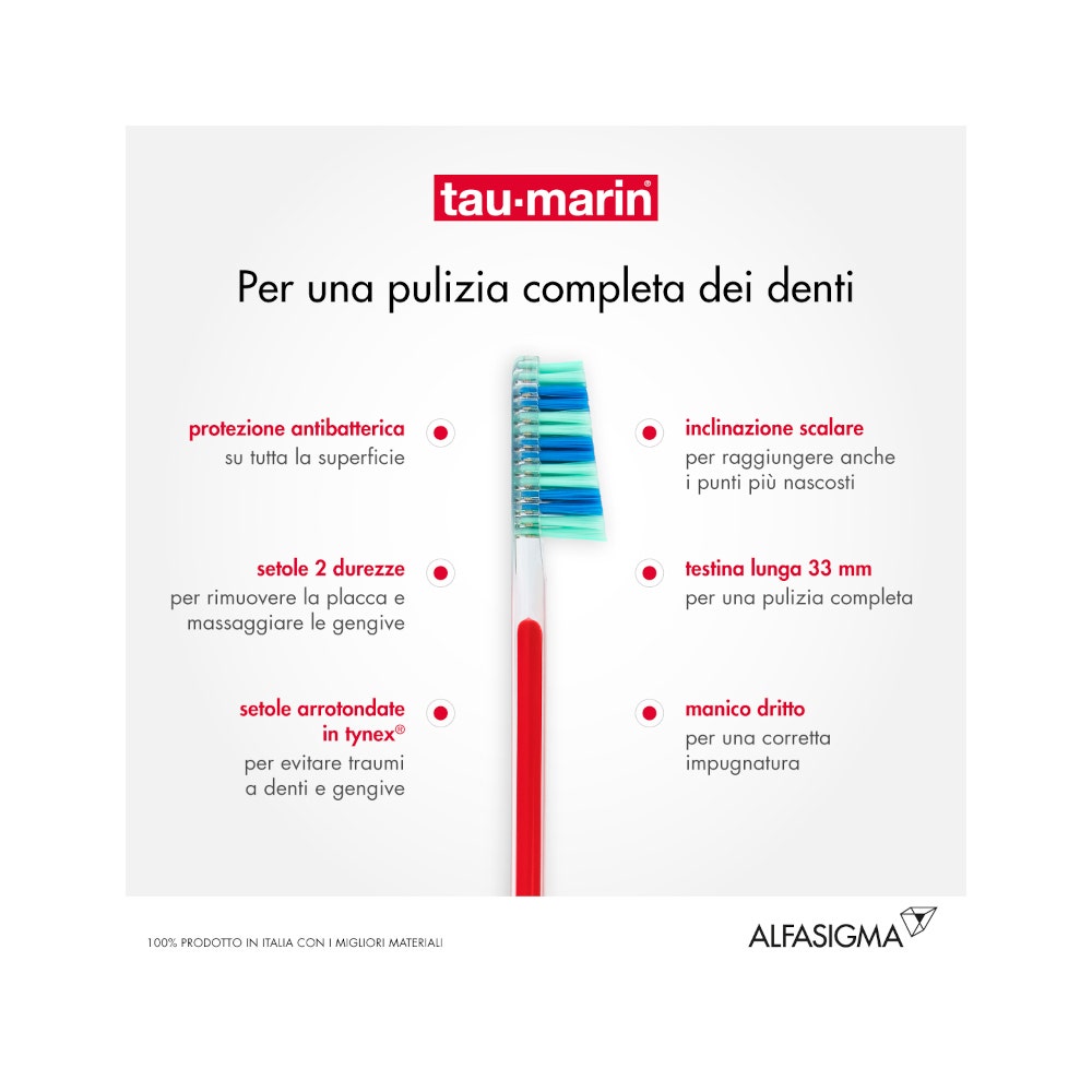 Taumarin Spazzolino Scalare 33 Molto Morbido Con Antibatterico