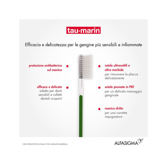 Taumarin Spazzolino Sensitive Denti Antibatterico 1 Pezzo