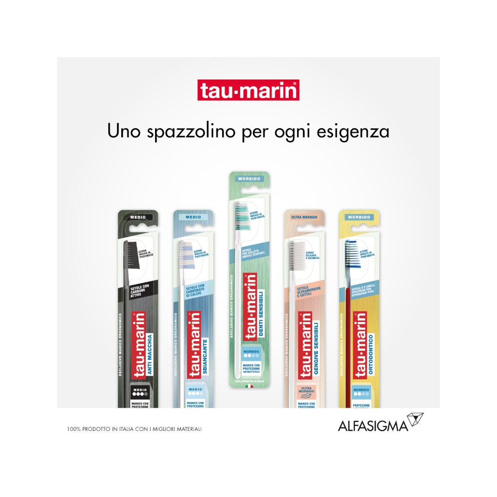 Taumarin Spazzolino Sensitive Gengive Antibatterico 1 Pezzo