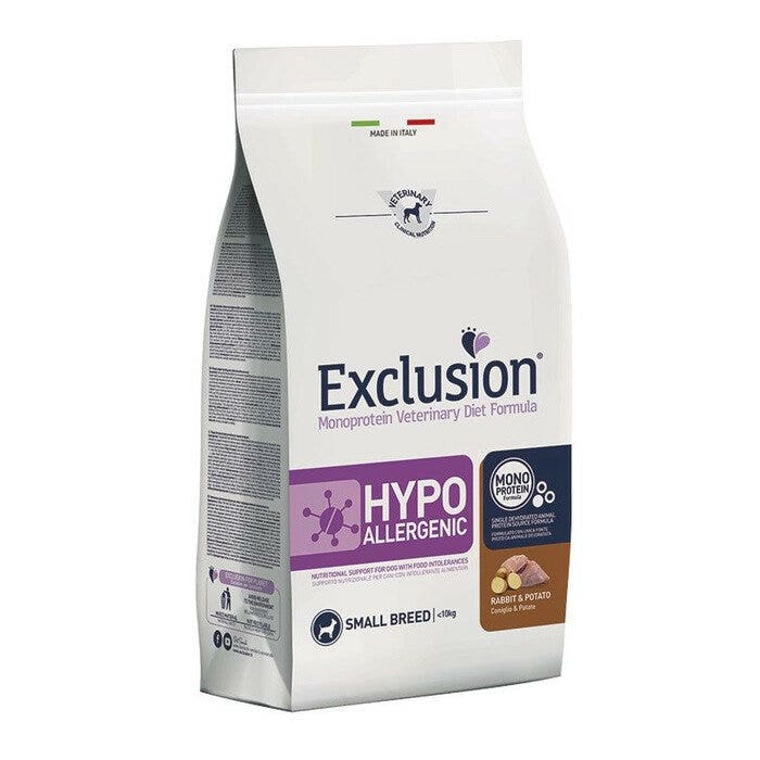 Exclusion Monoprotein Veterinary Diet Hypoallergenic Crocchette Coniglio/Patate Cani Sacco 2kg