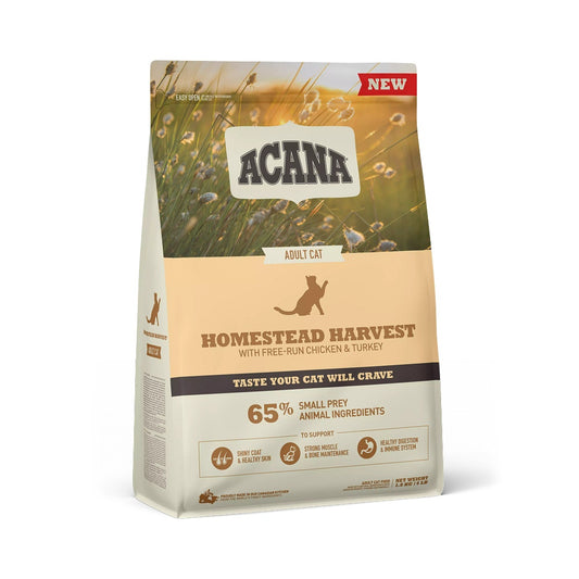 Acana Gatto Homestead Harvest Crocchette Pollo e Tacchino Sacco 1,8kg