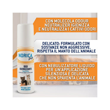 Norica Pet Deo Igienizzante Per Cani E Gatti 100ml