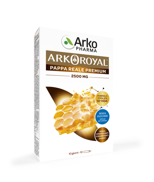 Arkoroyal Pappa Reale 2500 Mg Senza Zuccheri 10 Unidose