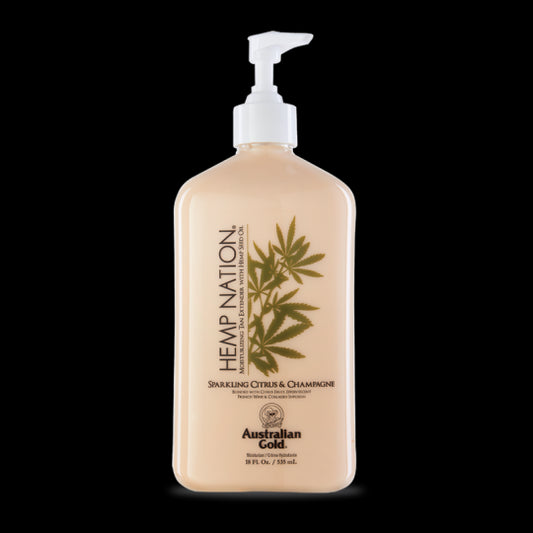Australian Gold Hemp Nation Idratante Prolungatore Di Abbronzatura Agrumi E Champagne 535ml