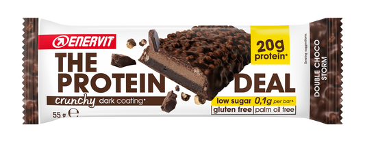 Enervit The Protein Deal Protein Bar Crunchy Double Choco 55g