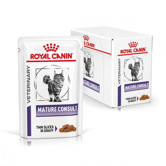 Royal Canin Veterinary Mature Consult Umido Per Gatti Anziani Bustine 12x85g