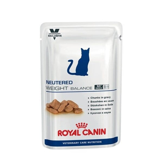 Royal Canin Veterinary Diet Neutered Weight Balance Cibo Umido Per Gatti 12x85g