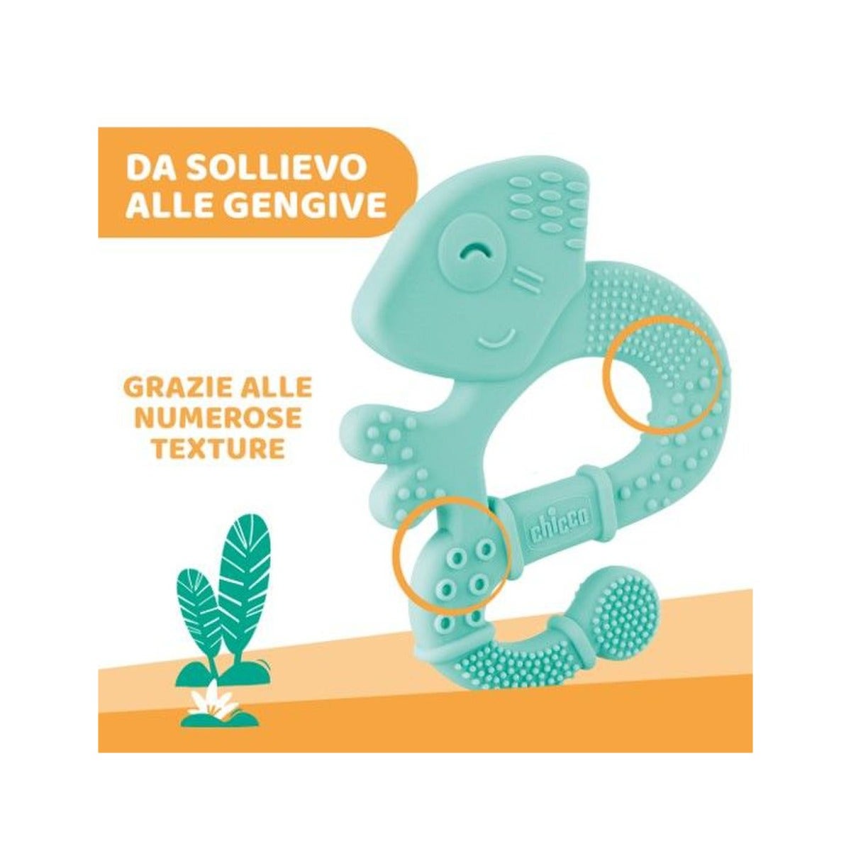 Chicco Massaggiagengive Soft Iguana Maschio Setole Morbide