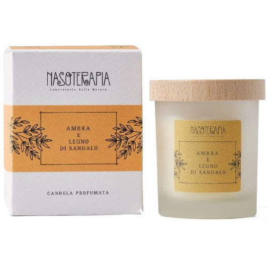 Nasoterapia Candela Profumata Ambra/Legno Di Sandalo