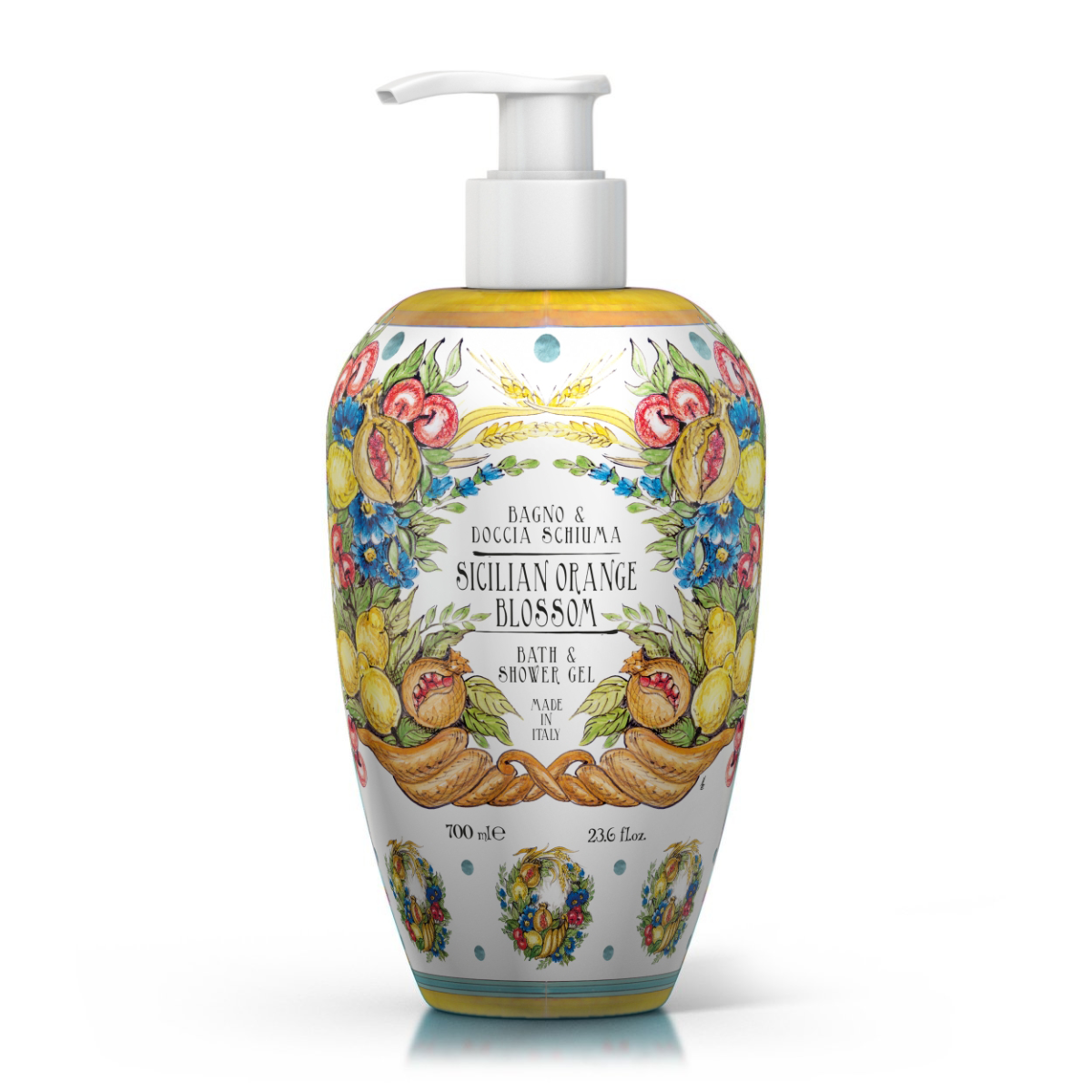 Le Maioliche Sicilian Orange Blossom Bagno E Doccia Schiuma 700ml