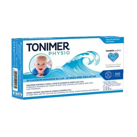 Tonimer Physio Soluzione Isotonica Multifunzione 20 Flaconcini Monodose