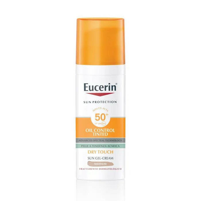 Eucerin Sun Oil Control Tinted Gel-Crème With SPF50+ Medium