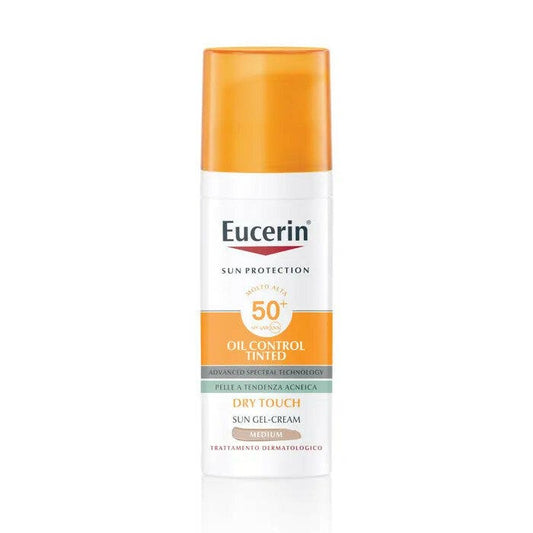 Eucerin Sun Oil Control Tinted Gel-Crème With SPF50+ Medium