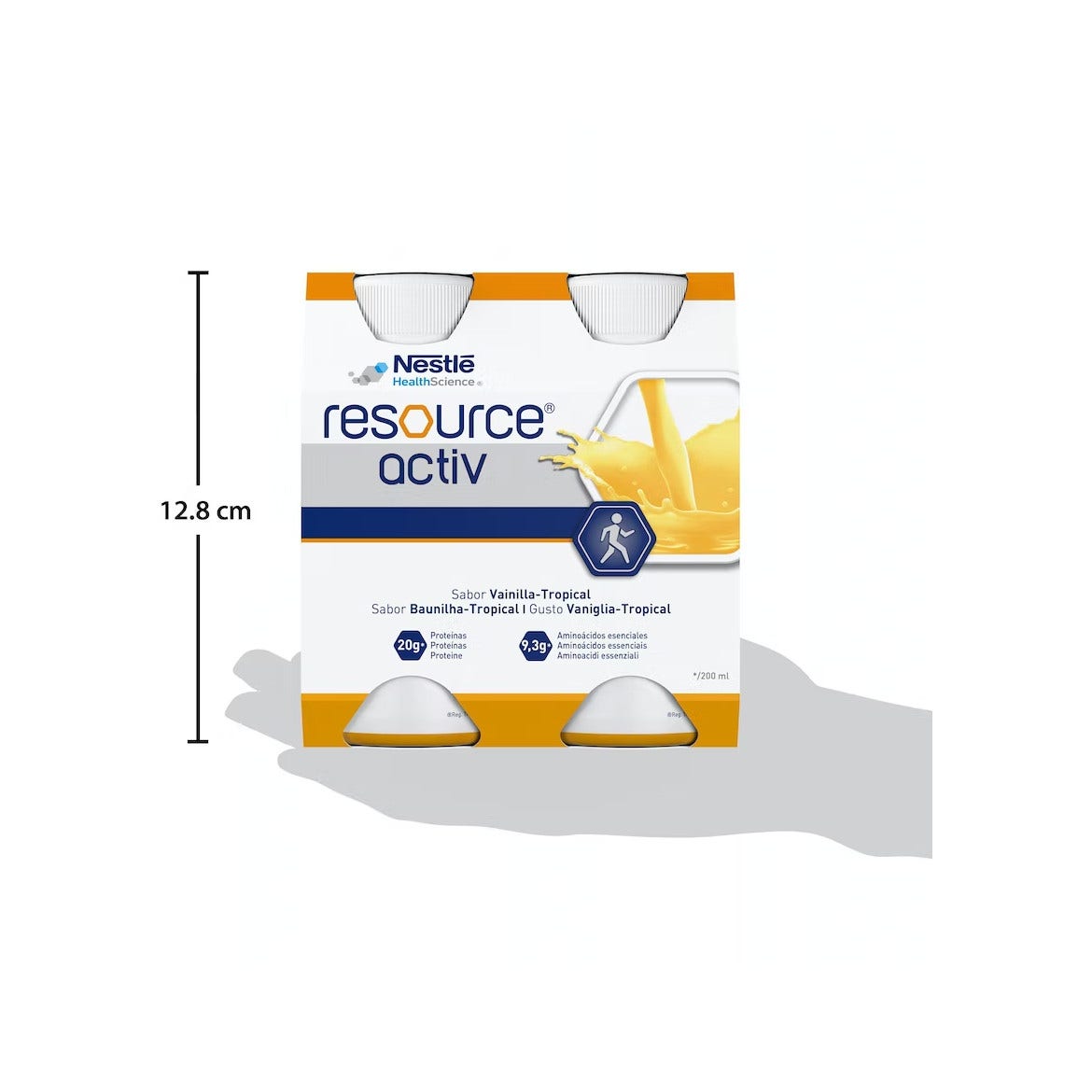 Resource Activ Vaniglia Tropical 4 Bottigliette Da 200ml