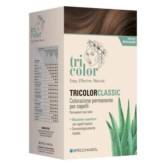 Specchiasol Tricolor Classic 7 Biondo 2 Tubi 50ml 2 Shaker 50ml + 4 Bustine 8ml