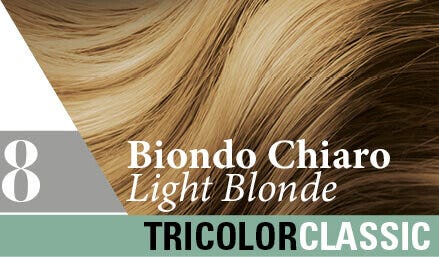 Specchiasol Tricolor Classic 8 Biondo Chiaro 2 Tubi 50ml 2 Shaker 50ml + 4 Bustine 8ml