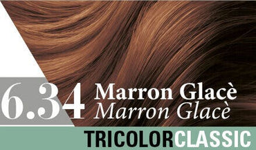 Specchiasol Tricolor Classic 6,34 Marròn Glacè 2 Tubi 50ml 2 Shaker 50ml + 4 Bustine 8ml