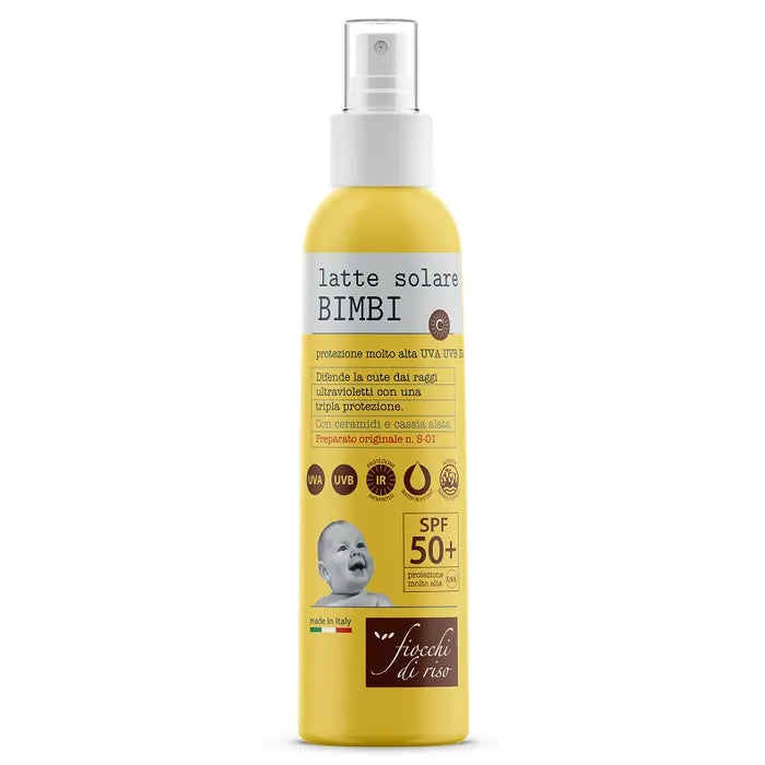 Fiocchi di Riso Latte Solare Bimbi SPF50+ Spray 140ml