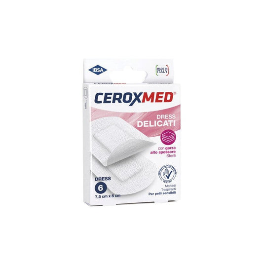 Ceroxmed Dress Delicati Cerotti 7.5x5cm 6 Pezzi