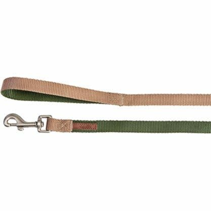 Camon Guinzaglio Doublepremium Bicolor Verde/Ecru 15x1200mm