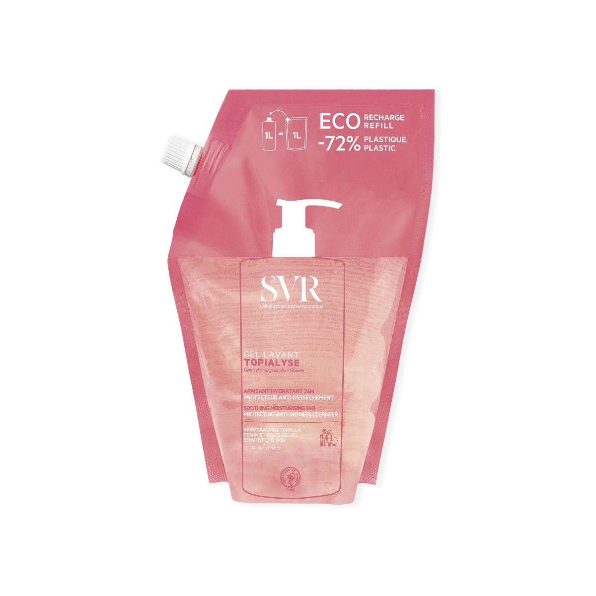 SVR Topialyse Gel Lavant Refill 1L