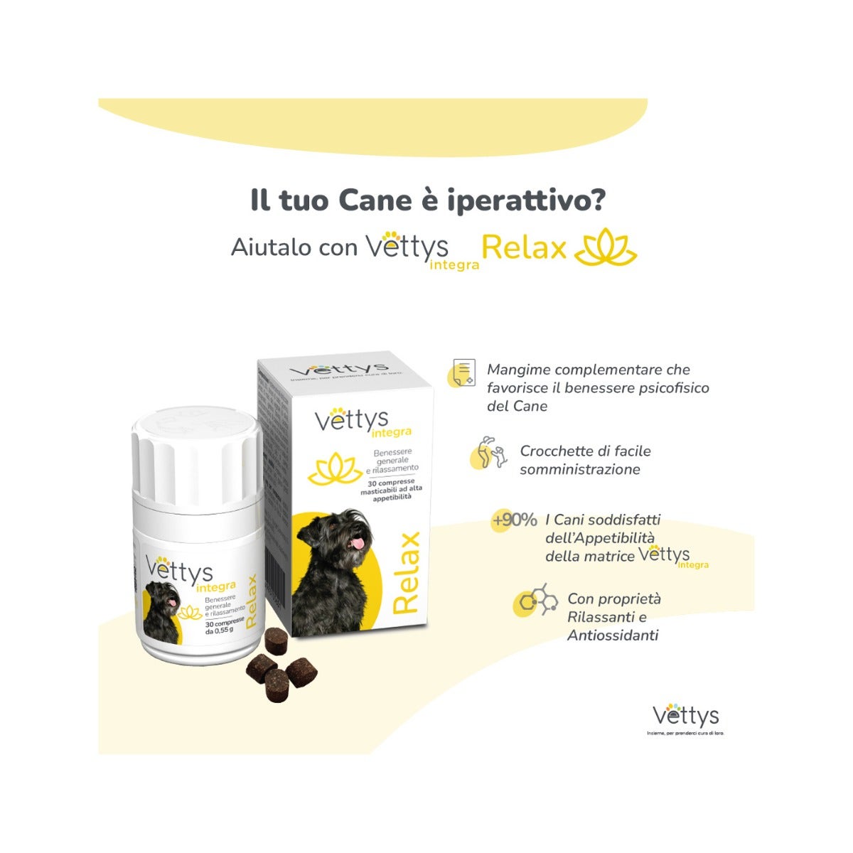 Vettys Integra Relax Per Cani 30 Compresse