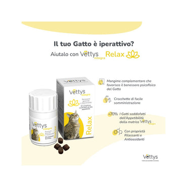 Vettys Integra Relax Per Gatti 30 Compresse