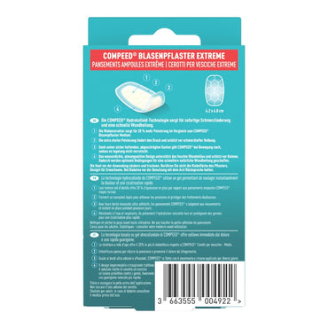 Compeed Cerotti Per Vesciche Medi Extreme 10 Pezzi - Sollievo Rapido