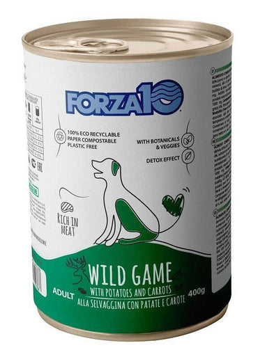 Forza10 Adult Maintenance Cibo Umido Con Selvaggina/Patate/Carote Cani Adulti Barattolo 400g