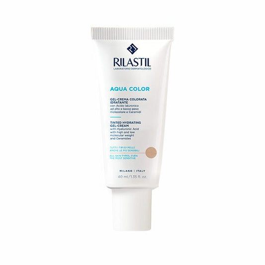 Rilastil Aqua Color Gel Crema Colorata Idratante Tonalità Medium 40ml